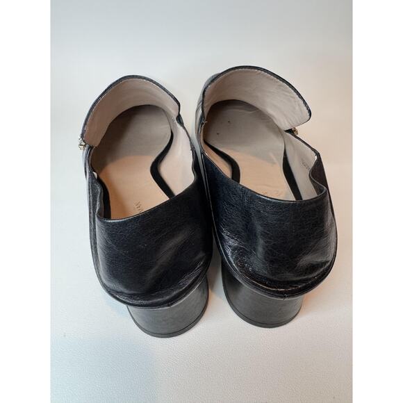 Stuart Weitzman Shoes Womens Size 10 Black Swarovski Crystal Mules Irises Loafer - Picture 10 of 15